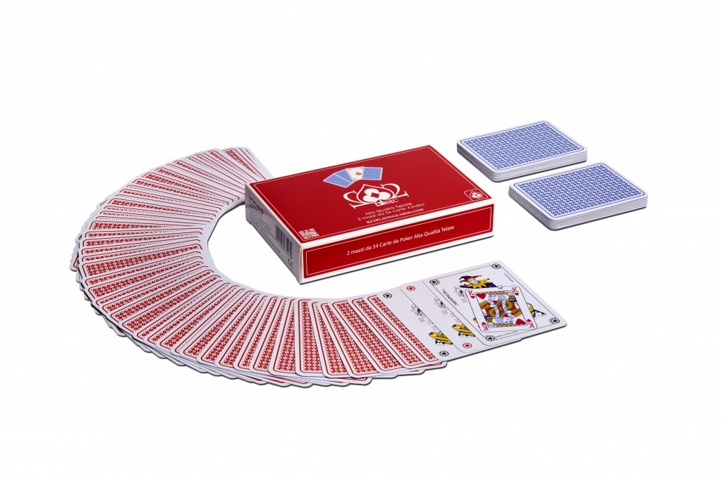 Mazzo di Carte da gioco Francesi POKER Professionali Ramino Burraco Scala 40